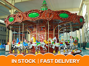 Luxury red carousel for sale